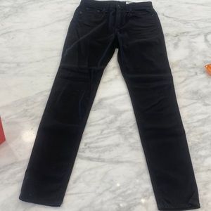 Rag & Bone New York Nina High-Rise Ankle Skinny Black Jean.